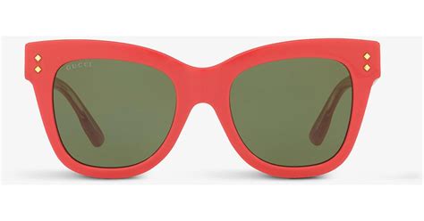 gucci pink cat eye sunglasses